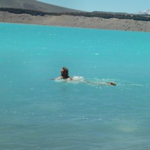 View meters swimming at 4300 meters altitute